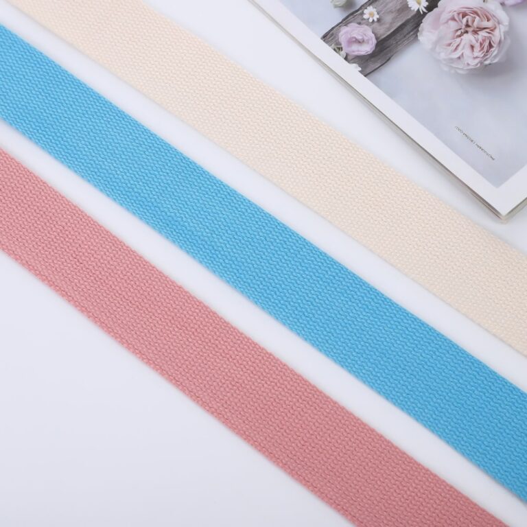 Polyester-cotton webbing Beaded Polyester-Cotton